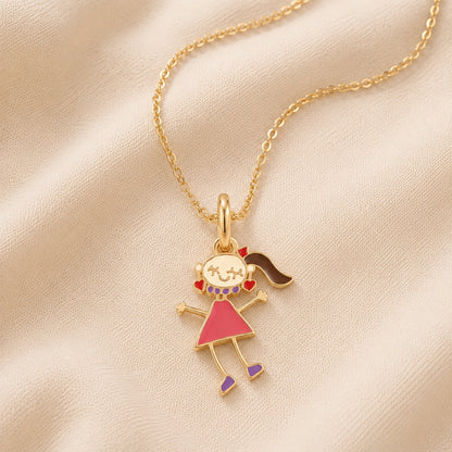 Personalised Child Drawing Necklace