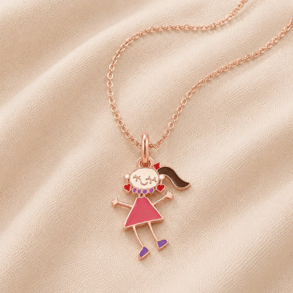 Personalised Child Drawing Necklace