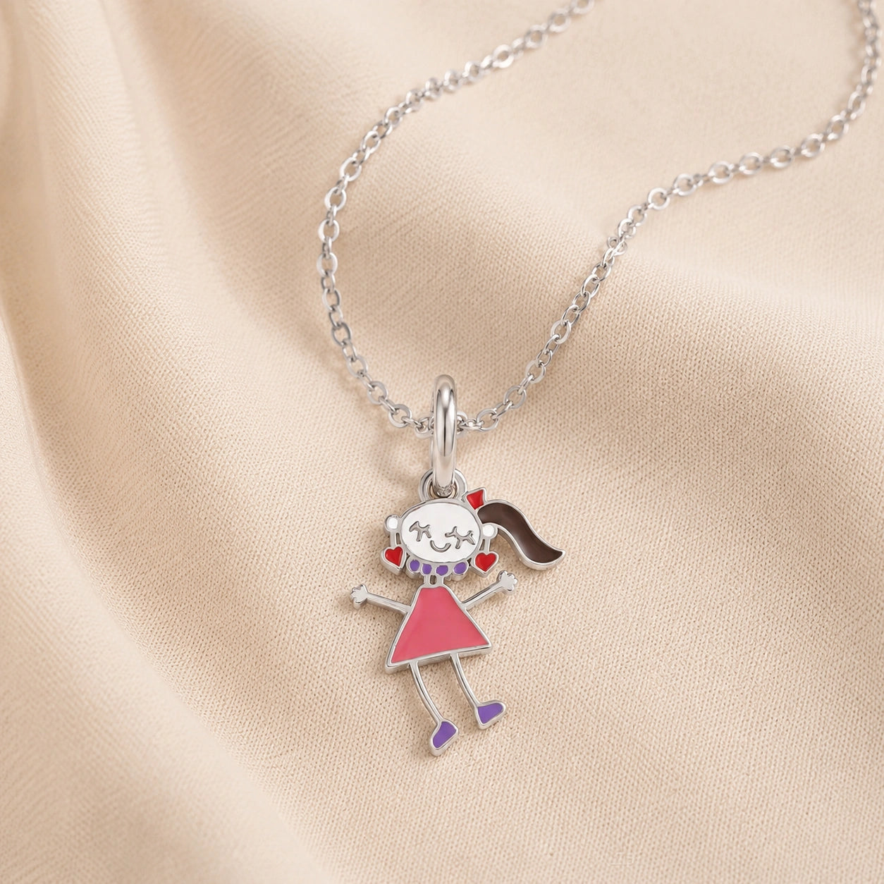 Personalised Child Drawing Necklace
