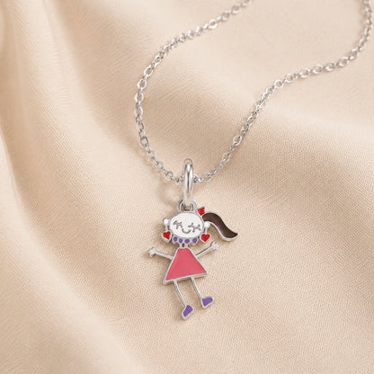Personalised Child Drawing Necklace